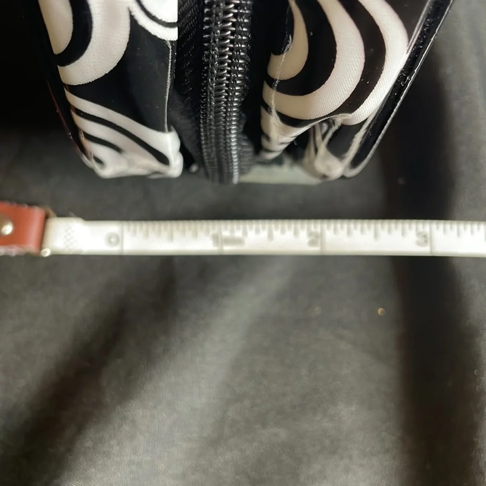 Scunci Makeup‎ Cosmetic Bag, Black/White Pattern